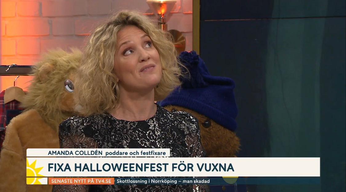 Enkla knep för kul halloweenfest i Nyhetsmorgon