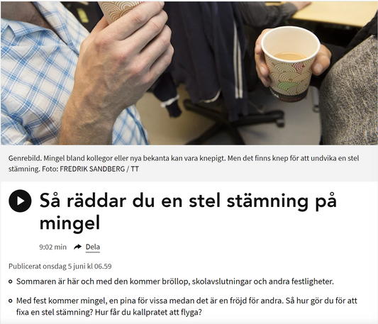 Mingeltips i P1 morgon