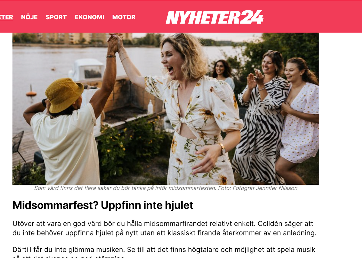 Tips för midsommarfester i Nyheter24