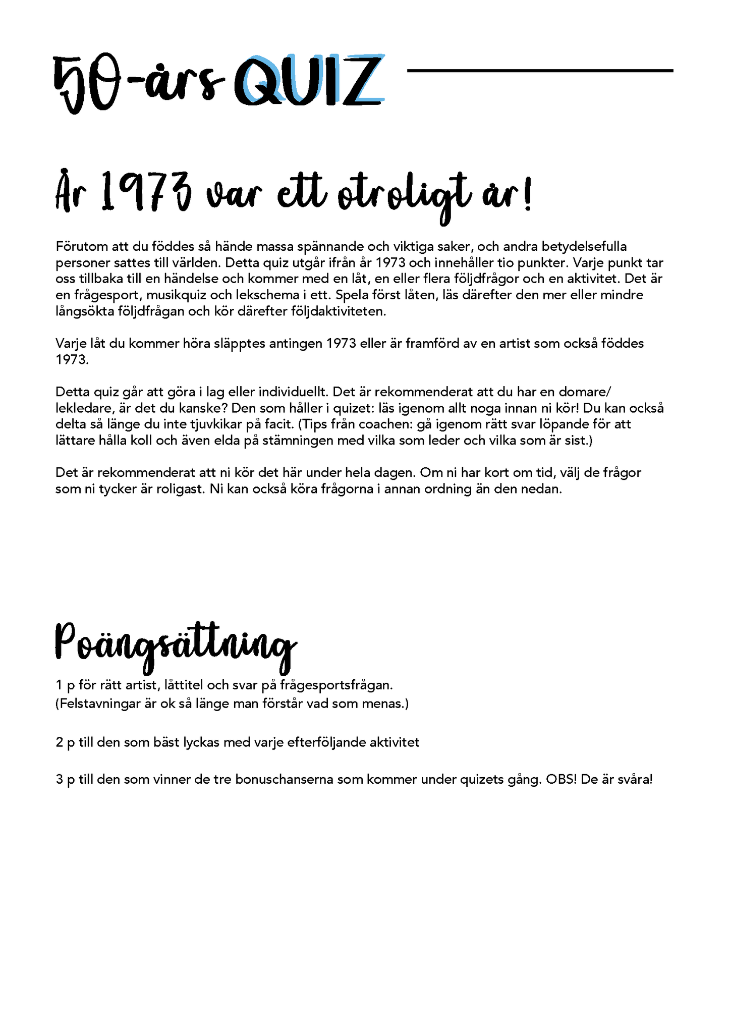 52årsfirande 2025 - PREMIUM!