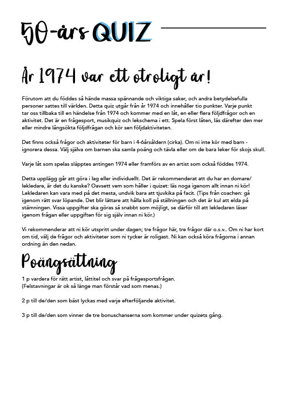 51årsfirande 2025 - PREMIUM!