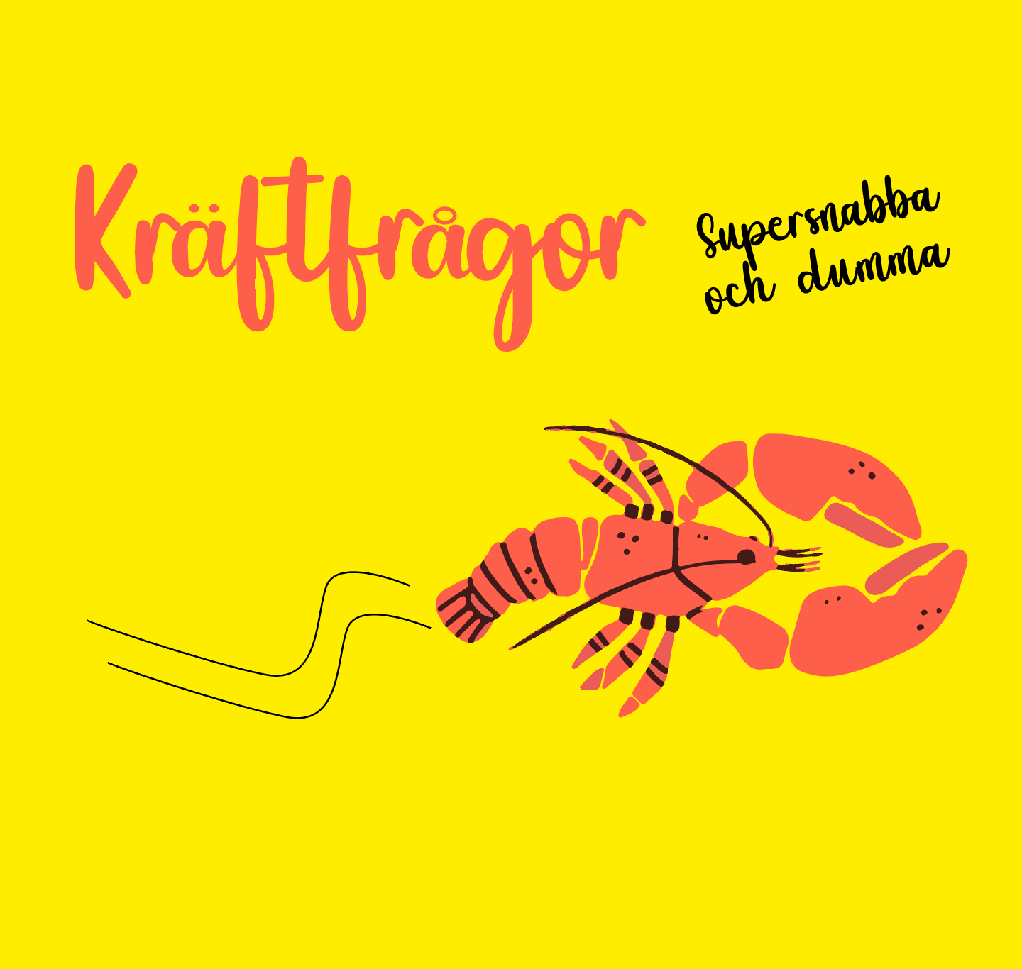 Supersnabba och dumma kräftfrågor - dryckeslek för vuxna