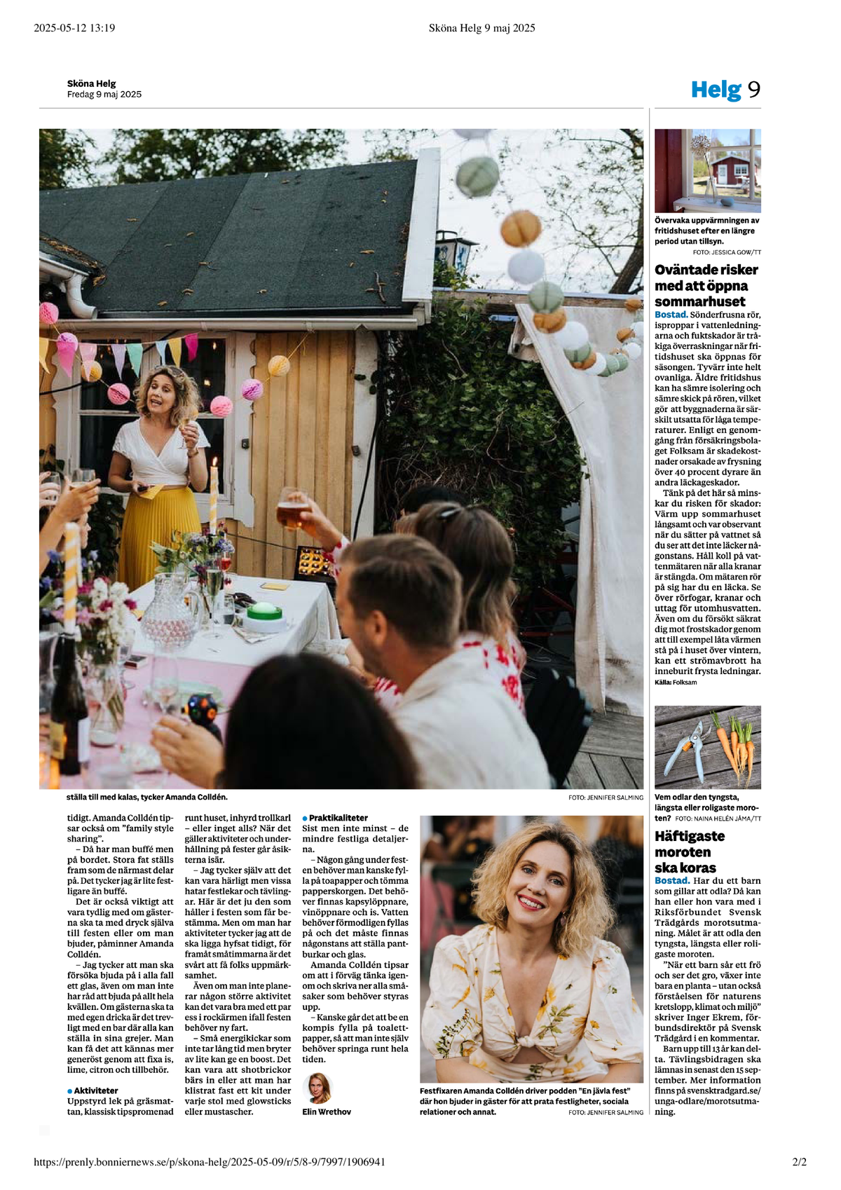 Så fixar du bra sommarfester - i Bonnier lokaltidningar