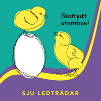 Stor påskäggsjakt för barn utomhus - sju ledtrådar!